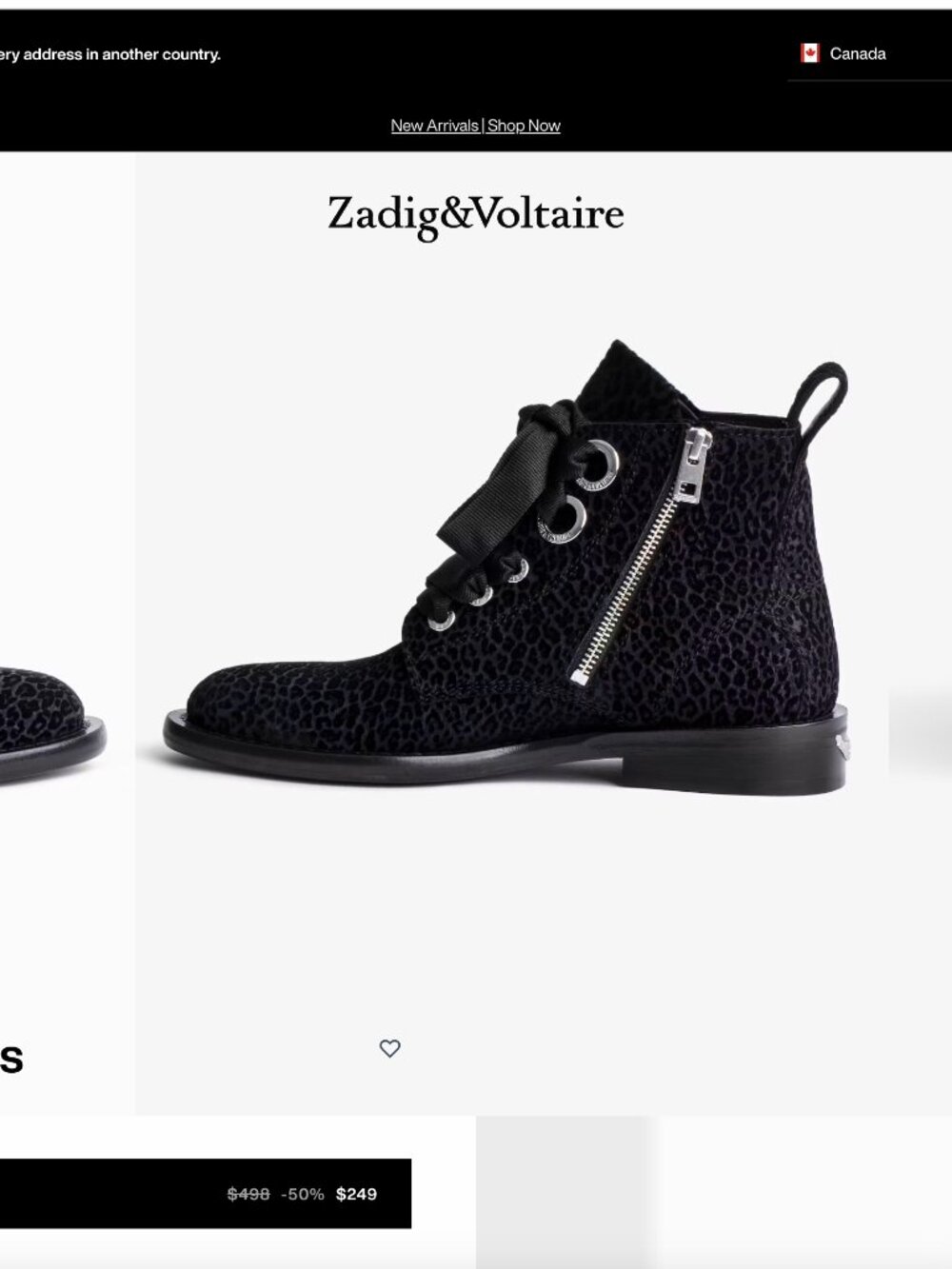 Zadig & Voltaire Leather Boots -Laureen Leo Anckle Boots